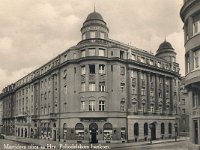 Martićeva ulica 1933. godine. Hrvatska poljodjelska banka (sagrađena 1926.-1927. godine)